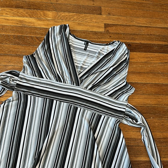 Maurices Striped Sleeveless Dress, Knee Length, XL - Picture 3 of 4